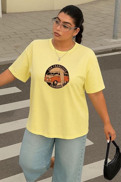 BENROMA Oversized San Francisco Woswos Printed Unisex T-Shirt