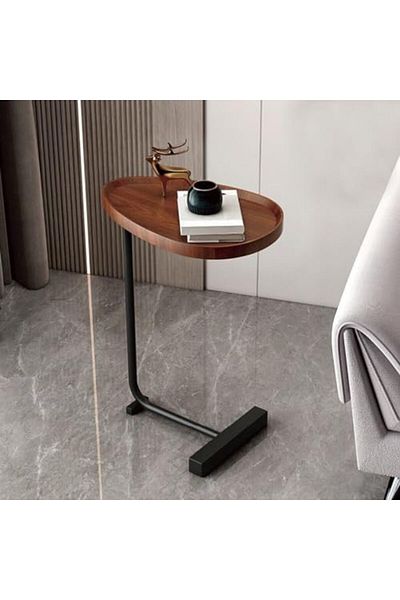 Generic C-shaped End Table, Modern Creative Design Coffeee Table, Side Table For Couch, Sofa Snack Side Tabl