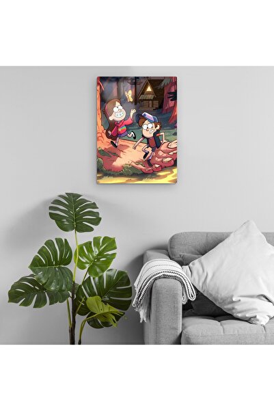 Pixxa Gravity Falls / Esrarengiz Kasaba Metal Tablo Model 2