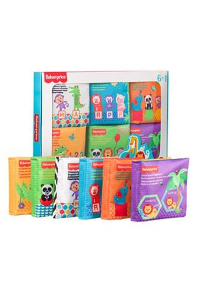 FISHER PRICE Set Textile Books Fisher Price - 6 Pieces