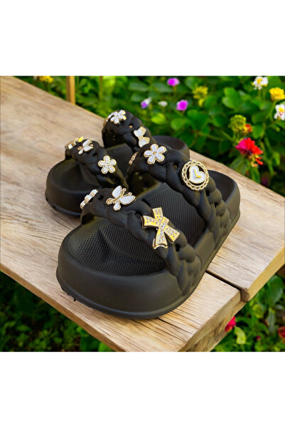 Hızlı Al Girl's Stone Slippers.Garden Beach Pool Stone Slippers Suitable for Daily Use