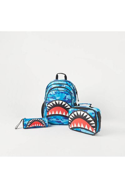 Juniors 3-Piece Printed Backpack Set - 18 inches