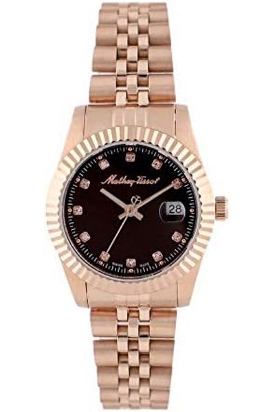 Mathey-Tissot Mathey-Tissot Mathy III Quartz Black Dial Ladies Watch