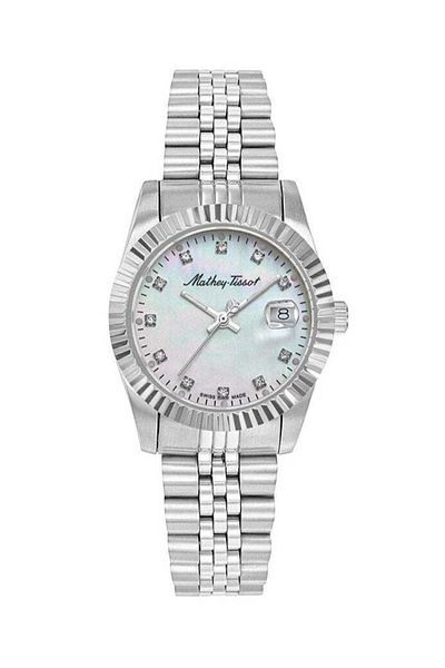 Mathey-Tissot Mathy III MOP Quartz White Dial Ladies Watch
