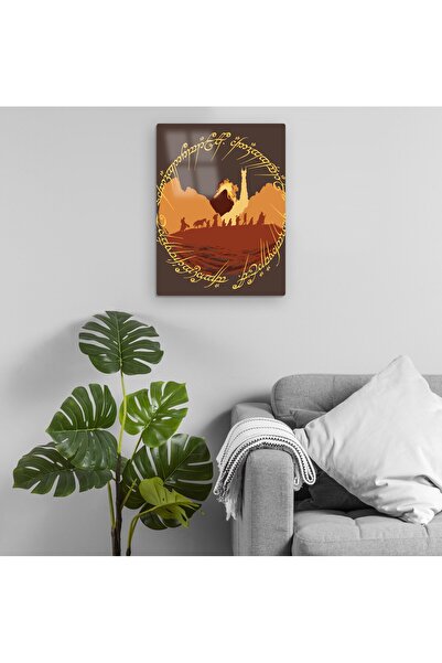 Pixxa Gospodar prstenova - Metalna slika Gospodara prstenova Model 3