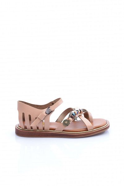DGN 307 Women's Closed Back Star Decorated Sandals