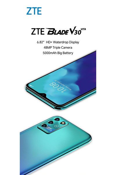 ZTE Telefon Mobile ZTE VITA V30 128GB, 4GB RAM, Grey