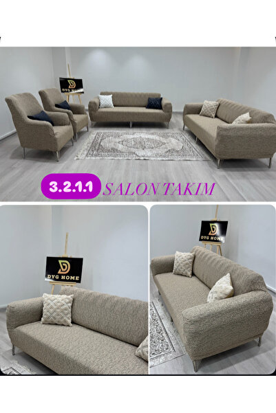 dyg home Husa scaunului Husa fotoliului Set de lounge 3 2 1 1 Husa canapelei