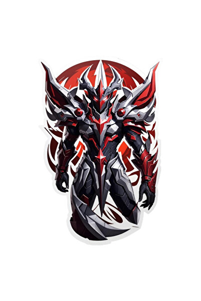 INOVATIX Set of 8 pieces, Aatrox Sticker, INOVATIX®. 6 cm