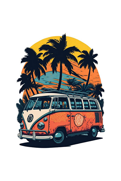 INOVATIX Set de 8 autocolante Van Life, INOVATIX®. 6 cm