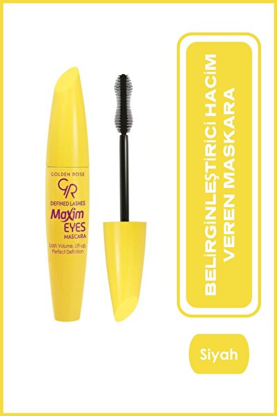 Golden Rose Maxim Eyes Mascara - Belirginleştirici ve Hacim Veren Siyah Maskara