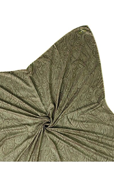 mim eşarp Eșarfă din bumbac Prime cu model etnic 90x90 cm