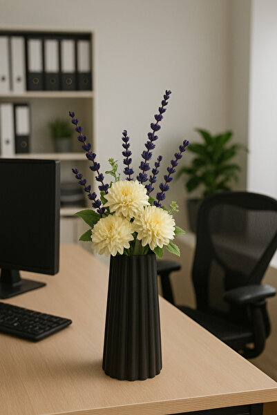 Asel Dekoratif Vazo (çiçekler fiyata dahil değildir)