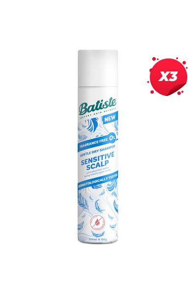 Batiste X3 - DRY SHAMPOO 200ML SENSITIVE HANDKERCHIEFS