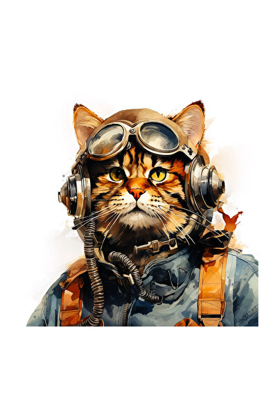 INOVATIX Set of 8, Military Cat Sticker, INOVATIX®. 6 cm