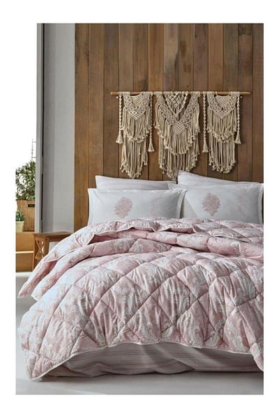 Clasy Ranforce 100% Cotton Single Sleeping Set Fiorita V1 Pink