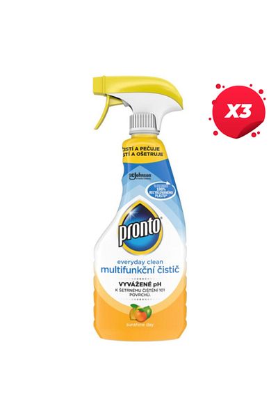 Pronto X3 - PRONTO MULTISURFACE SPRAY 500ML CITRUS SUNSHINE DAY