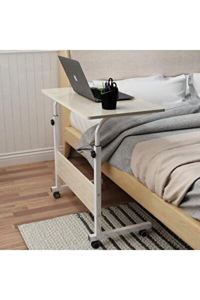 Generic Adjustable Portable Laptop Desk - Bedside Computer Table for Home & Office Use