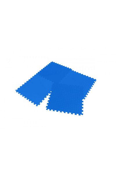 Evelise Puzzle rug 4 pieces 60x60 cm, 12 mm, blue