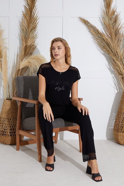 Sevim SEVİM 15721 SET Pijamale Imprimate PIATRA 25A