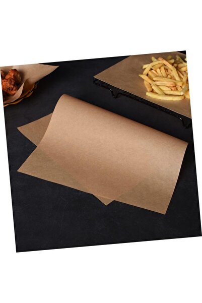 HDF PAZARLAMA 100 قطعة من ورق الطبخ الزيتي لفافات فرن القلي الهوائي وأوعية ال...