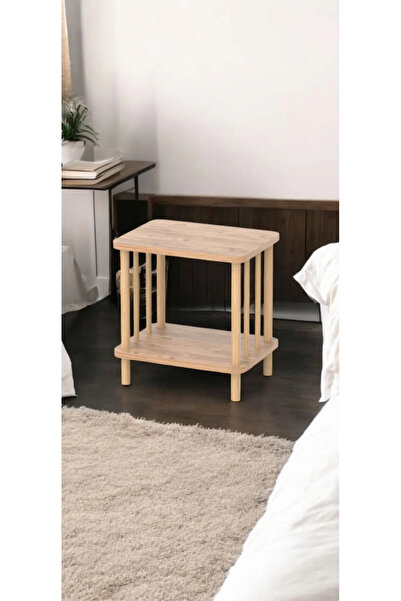 tahtavibe Demonte Sehpa,Tek Katlı Raf,Komodin,Zigon Sehpa,Dergilik,Kitaplık,G...