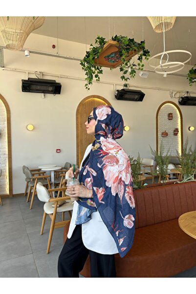 Modakaşmir Desenli bambu kraş şal