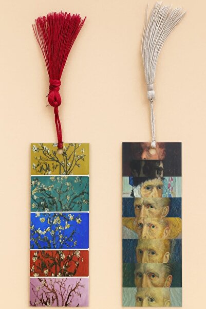 YLDZ شجرة اللوز الملونة من فان جوخ - دعامة مطبوعة على شكل شجرة اللوز الملونة ...