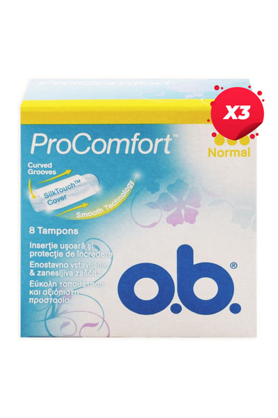 Cotton X3 - OB TAMPOANE INTERNE 8BUC PROCOMFORT NORMAL