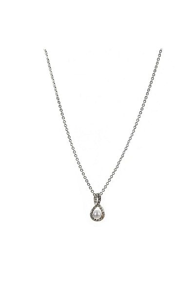 Sprise Coliere Lant de Culoare Argintie Disc Strass - 3buc