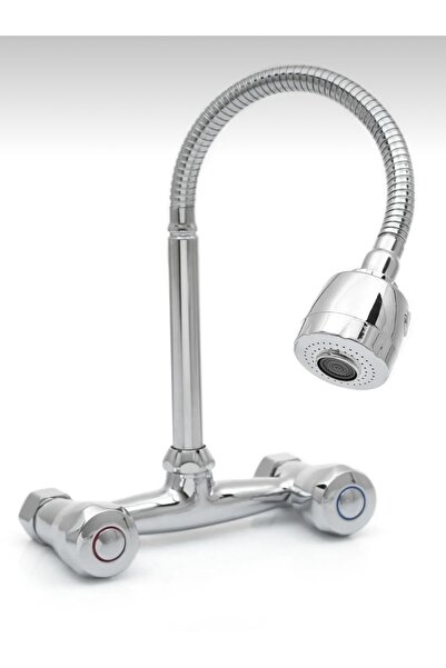 BDL ARMATÜR DUVARDAN VOLONLU OYNAR BORULU 2 FONKSİYONLU MUTFAK MUSLUĞU 2 YIL ...