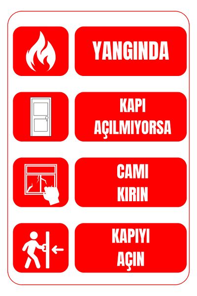Girl Power 35 X 50 Break the Glass in Case of Fire Open the Door Foil Printing Sticker Warning Sign