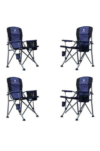 windcamp LUX MAVİ 4'LÜ KAMP SANDALYESİ