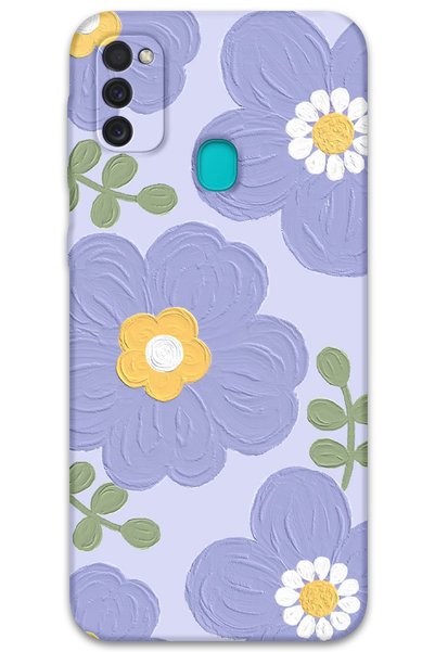 Gramaphone Galaxy M30S Compatible Marble Pattern Phone Case + Screen Protecto...