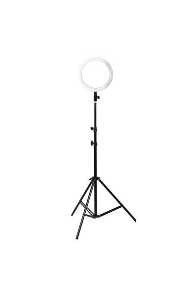 SIKS ® Circular Make-up Lamp With Wired Remote Control And Tripod, With Phone Holder 80 X Led, Usb