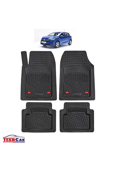 TEAMCAR Covorașe auto tip tavă compatibile cu Dacia Sandero III (2020–prezent) - Hatchback