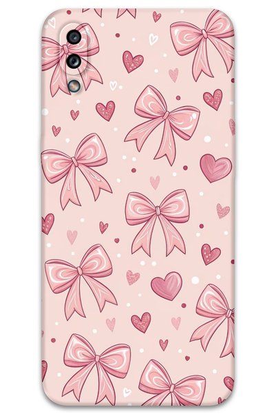 Gramaphone Galaxy A10S Compatible Ribbon Patterned Phone Case + Screen Protec...