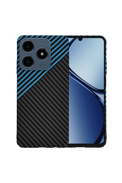 Techsuit Carcasă pentru Realme C63 / C61 - Techsuit Carbonite FiberShell - Blue Pulse
