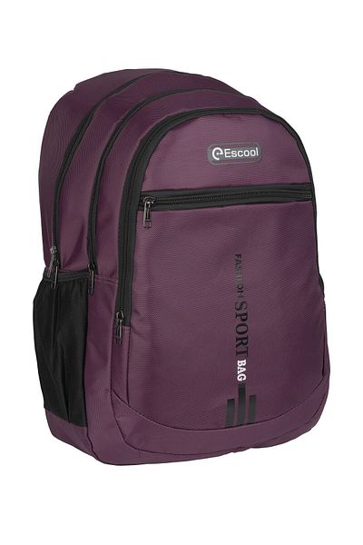 RKY SERENITY Escool Water Resistant Multi-Compartment School Daily Sports Travel Convenient to Use Large Size Backpack