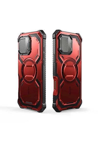 i-Blason IPhone 16 Pro Case + Foil - I-Blason Armorbox - Ruddy