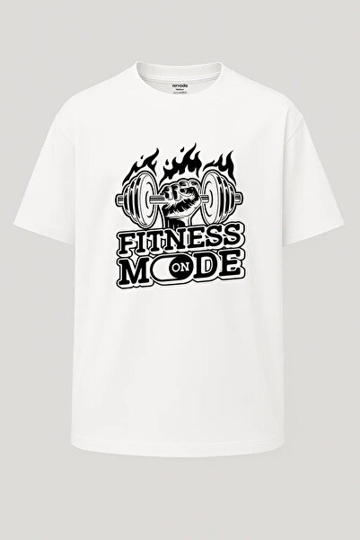 bellanova تي شيرت مطبوع للجنسين من Oversize Fitness Mod on Gym
