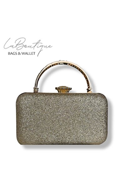 LA BOUTIQUE LB حقيبة سهرة 25-015 ذهبي
