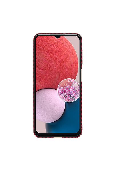 Techsuit Case for Samsung Galaxy A13 4G - Techsuit Carbonite FiberShell - Red