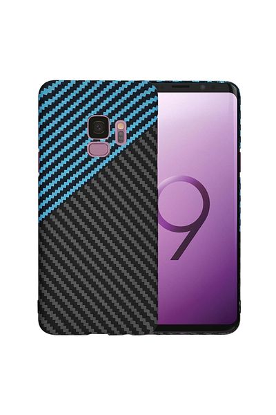 Techsuit Carcasă Samsung Galaxy S9 - Techsuit Carbonite FiberShell - Blue Pulse