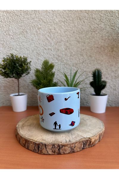 Cupova Best Dad Ever 2 Mug Cups, Fathers Day, Dad, Gift, Special Day