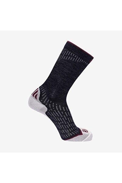 Salomon Κάλτσες Running Ultra Crew - ΣΚΟΥΡΟ ΜΠΛΕ