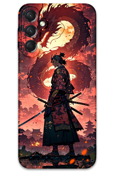 Gramaphone Galaxy A54 Uyumlu Anime Desenli Telefon Kılıfı + Ekran Koruyucu - 5751