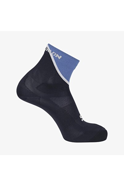 Salomon جوارب للجنسين من Pulse Ankle DX+SX باللون الأزرق الفرنسي-الكربون-الأب...