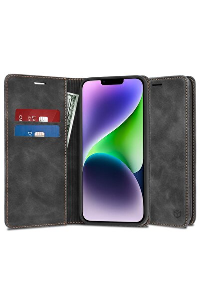 Techsuit Husă pentru iPhone 14 Plus - Techsuit Confy Cover - Neagră