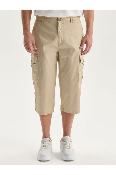 LC Waikiki Ανδρικό σορτς Capri από 100% βαμβακερό ύφασμα Poplin Standard Fit